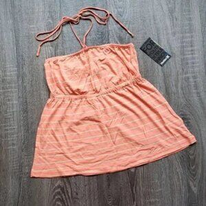 Hurley "Scuttle" striped Halter Top